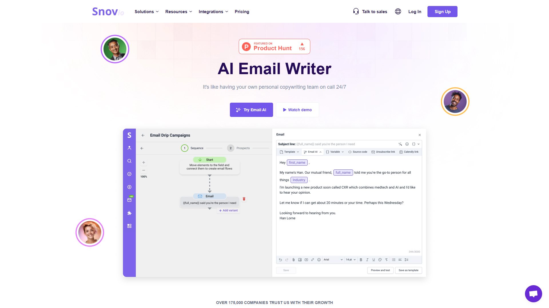 Snov.io AI Email Writer Snov.io AI Email Writer