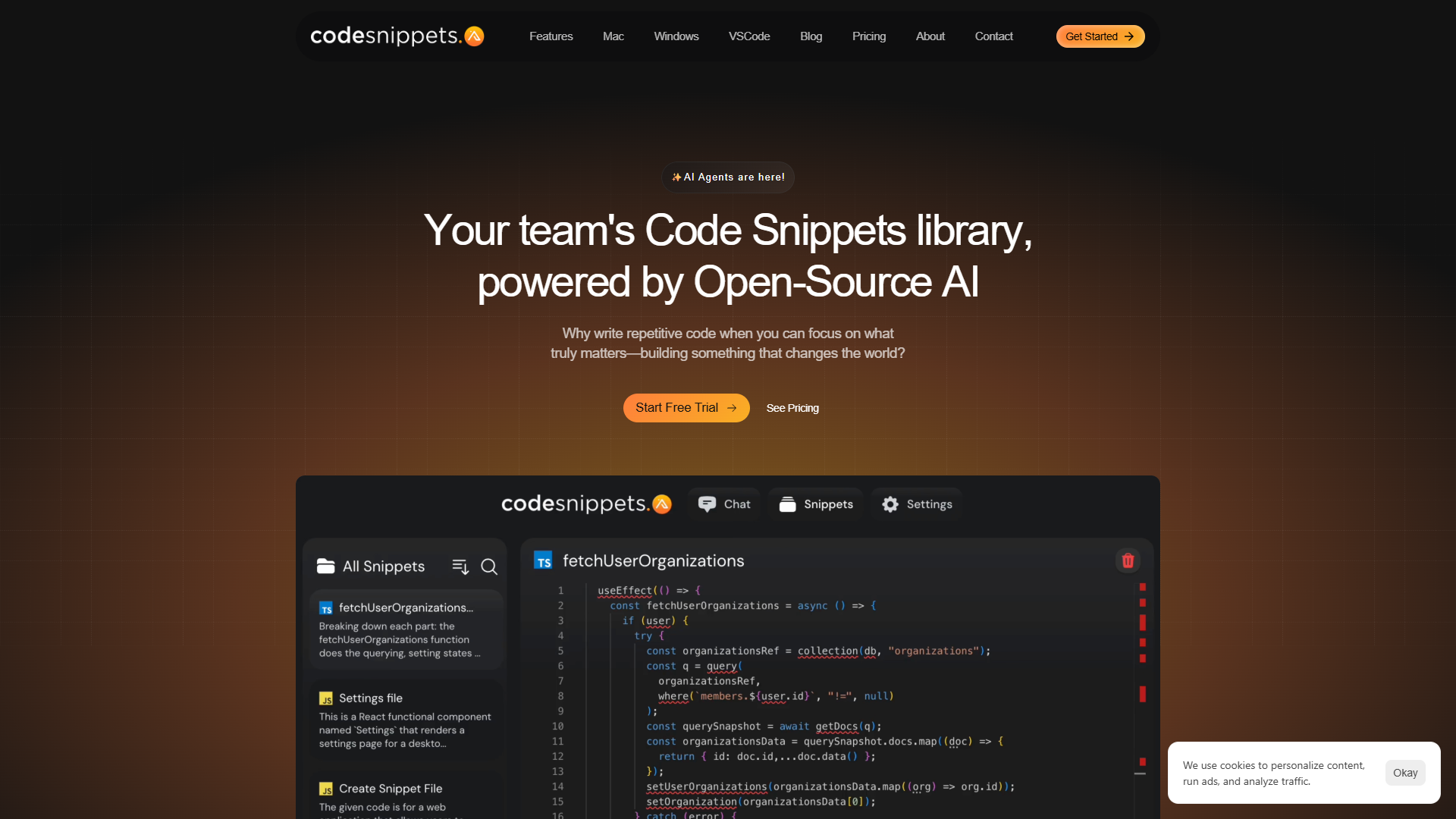 Code Snippets AI Code Snippets AI