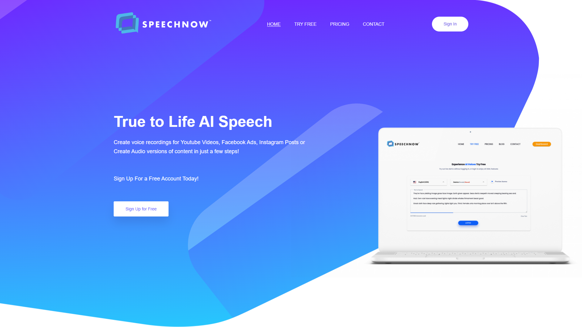 Speech Now Speech Now