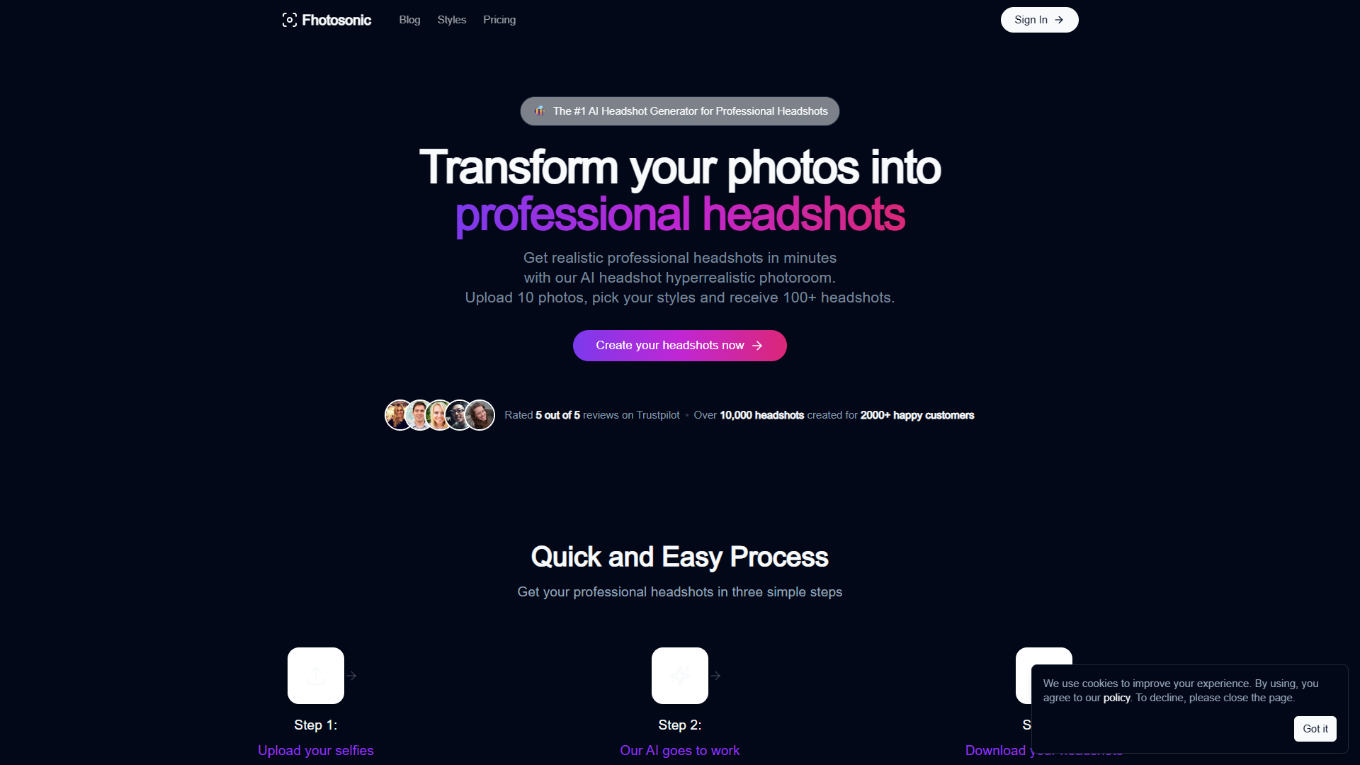 Fhotosonic — AI Headshots Generator Fhotosonic — AI Headshots Generator