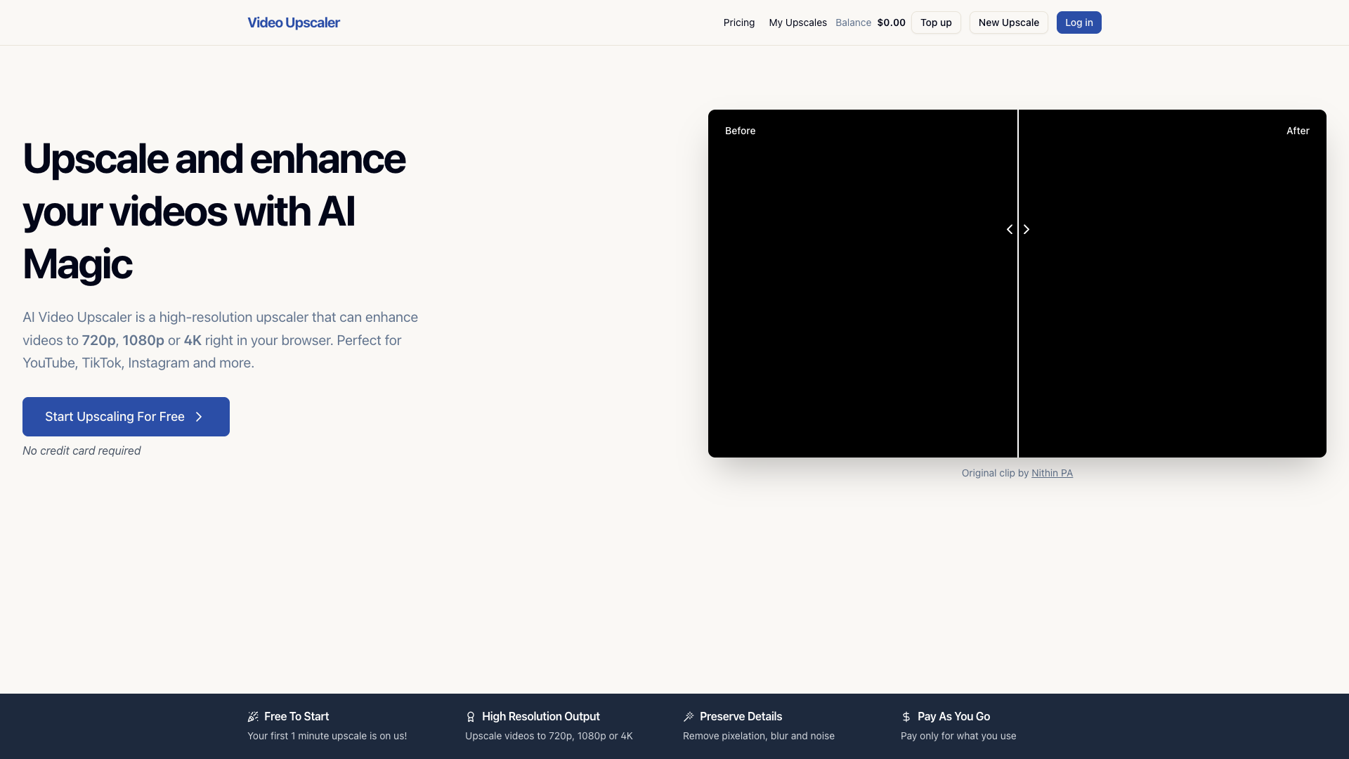 AI Video Upscaler AI Video Upscaler