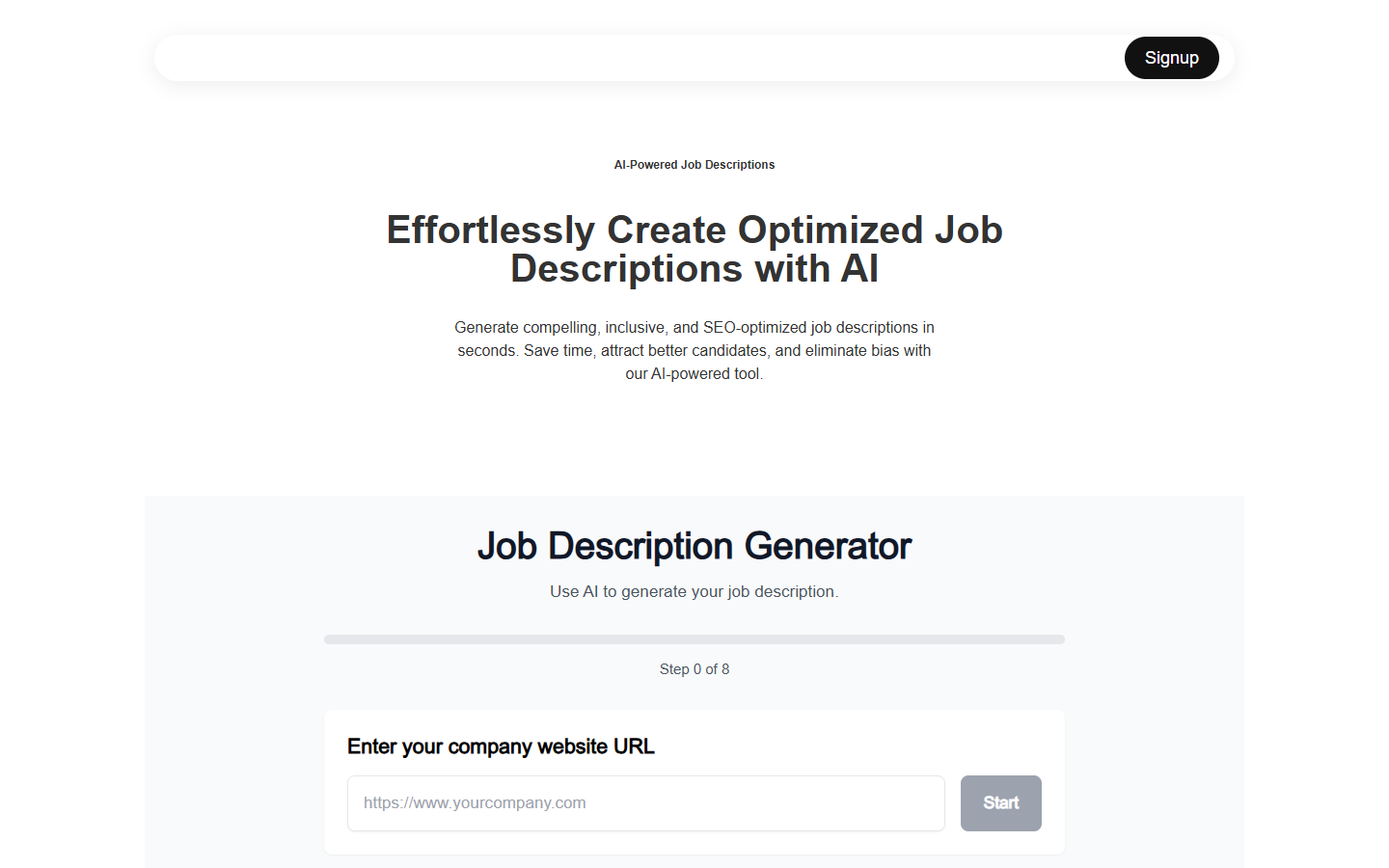Job Description Generator Job Description Generator