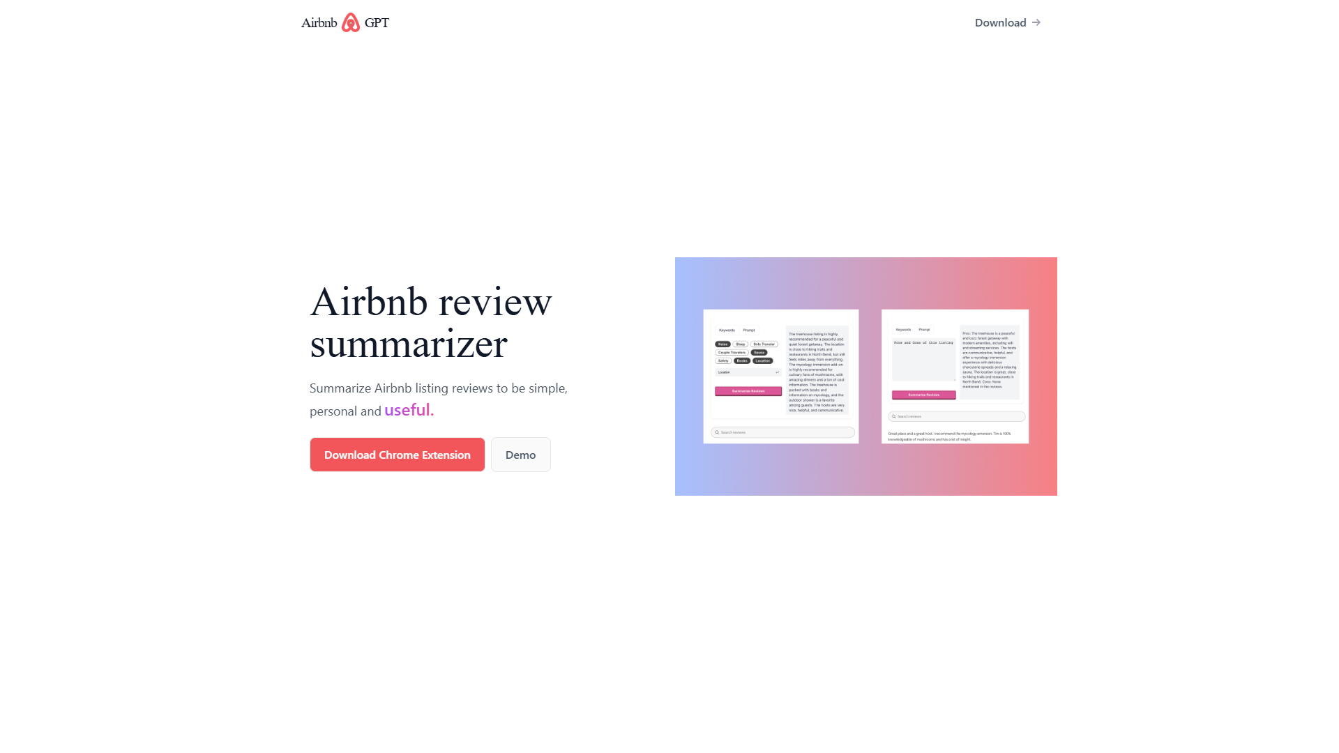 Airbnb Review Summarizer Airbnb Review Summarizer