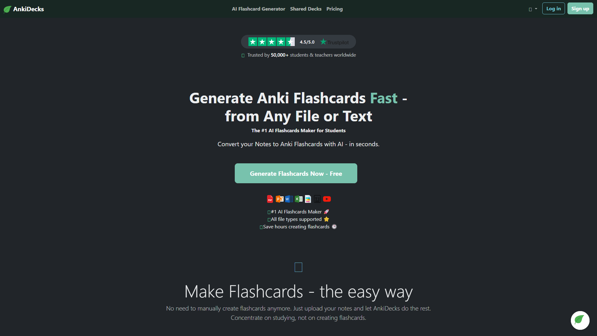 AnkiDecks AI Flashcard Generator AnkiDecks AI Flashcard Generator