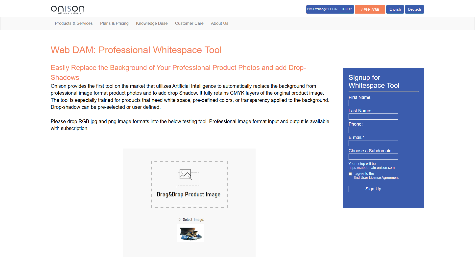 Onison Professional Whitespace Tool Onison Professional Whitespace Tool