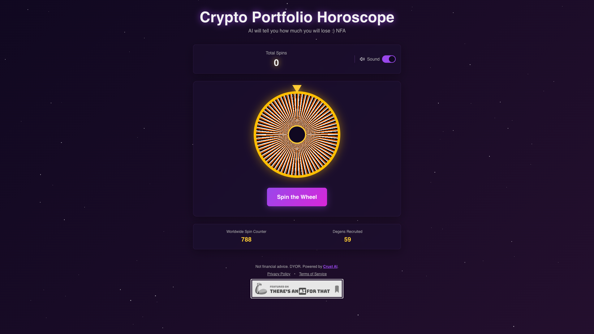 Crypto Portfolio Horoscope Crypto Portfolio Horoscope