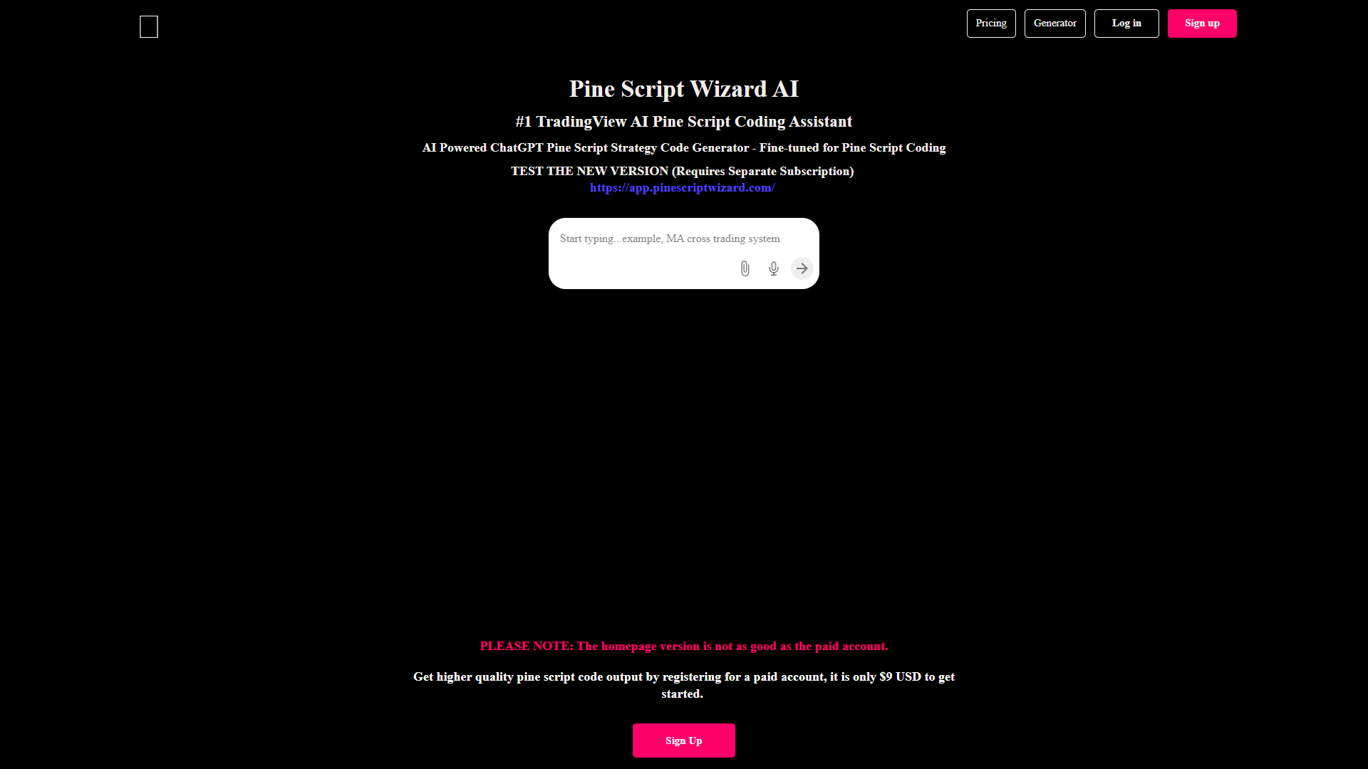 Pine Script Wizard AI Pine Script Wizard AI