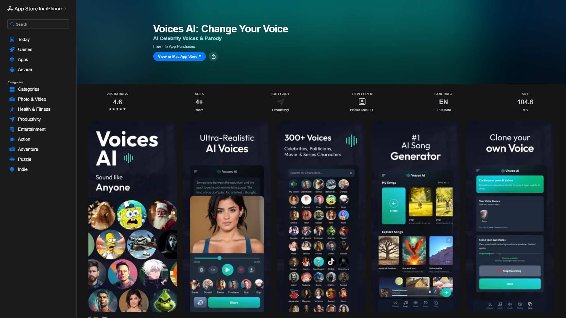 Voices AI: Change Your Voice Voices AI: Change Your Voice