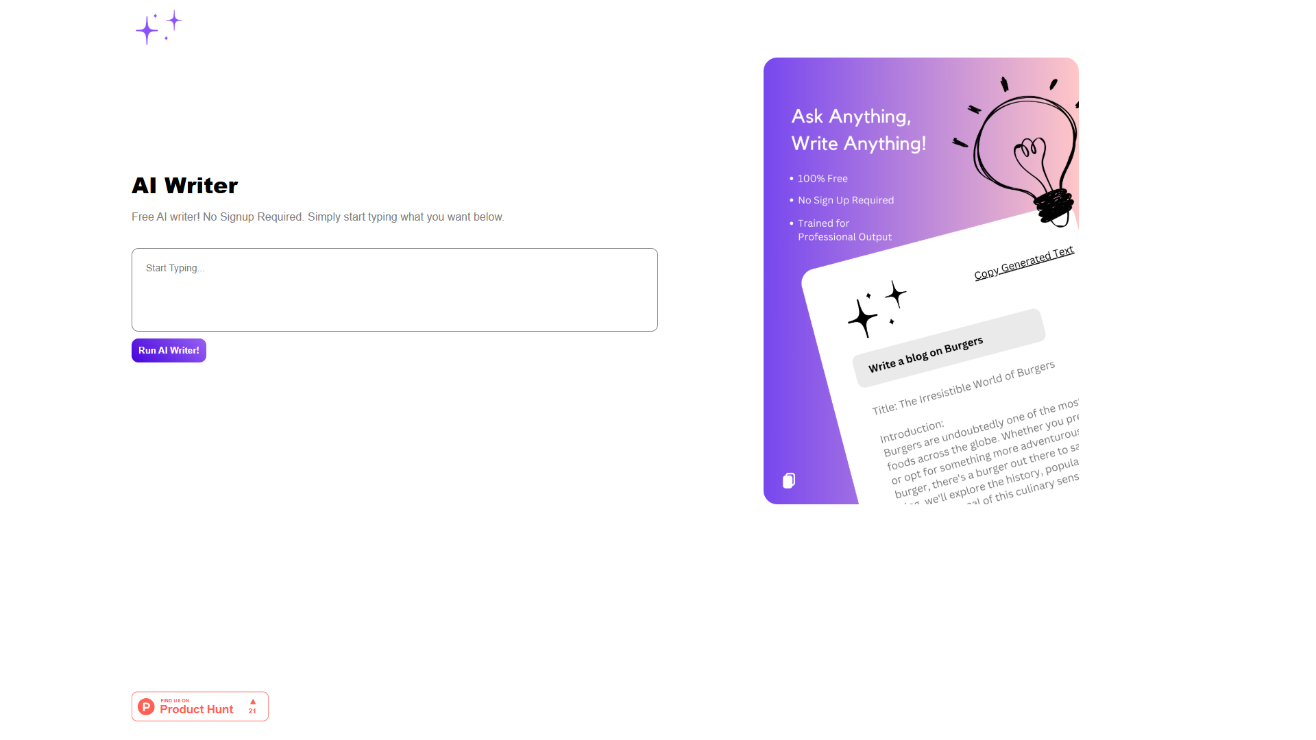 AI Writer AI Writer