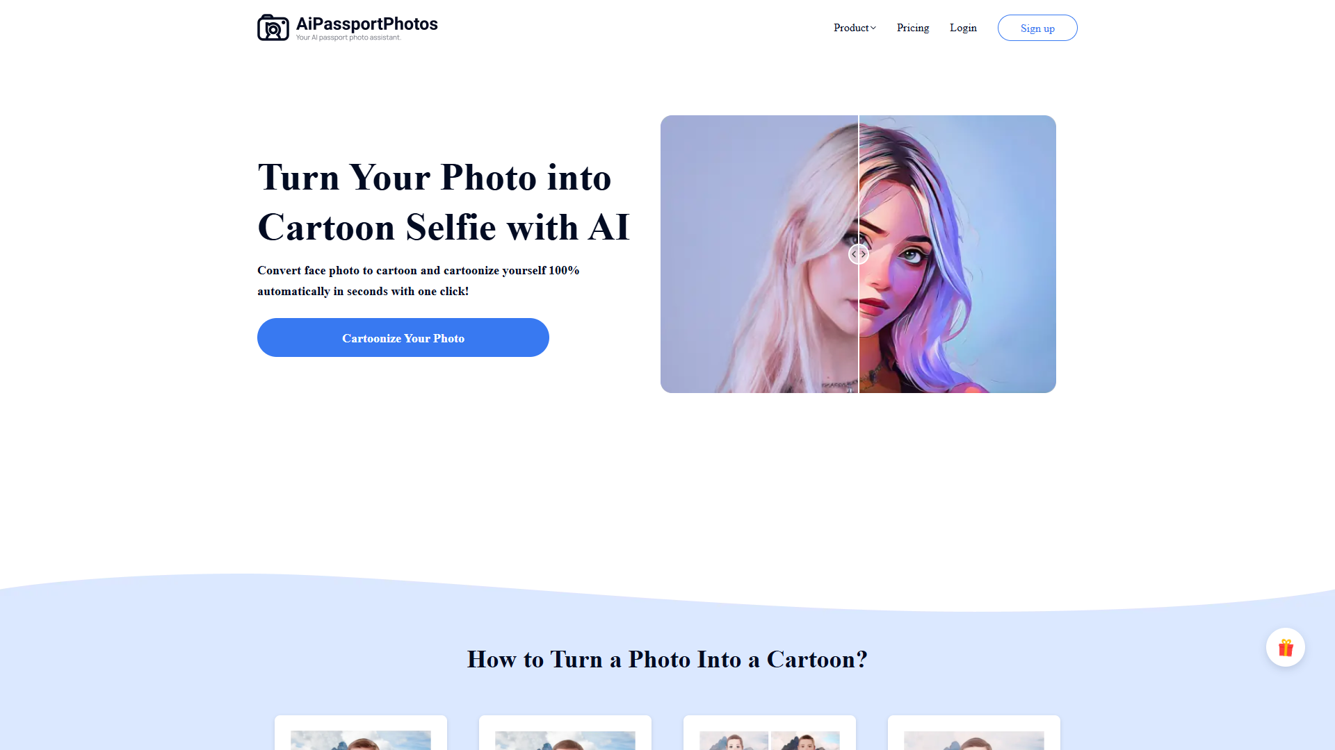 AiPassportPhotos Cartoon Selfie AiPassportPhotos Cartoon Selfie