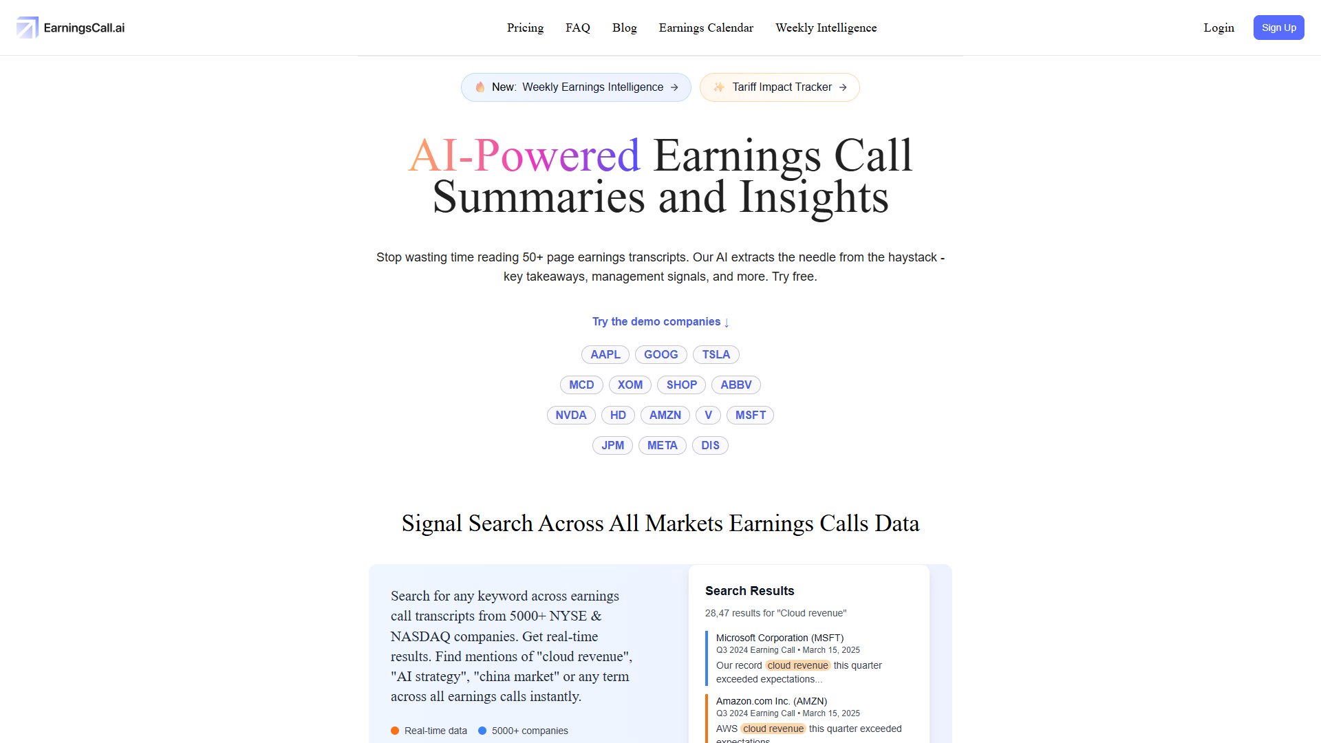 EarningsDigest AI EarningsDigest AI