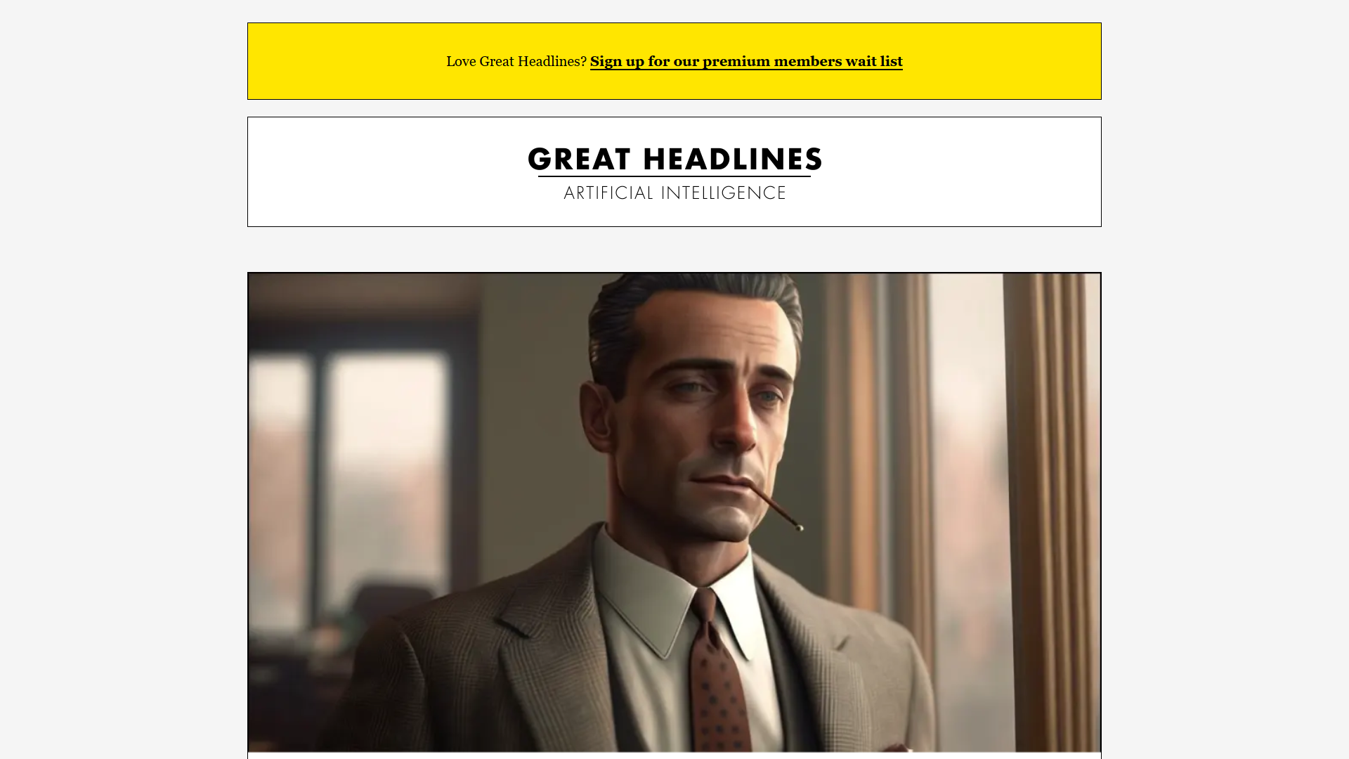 Great Headlines Great Headlines