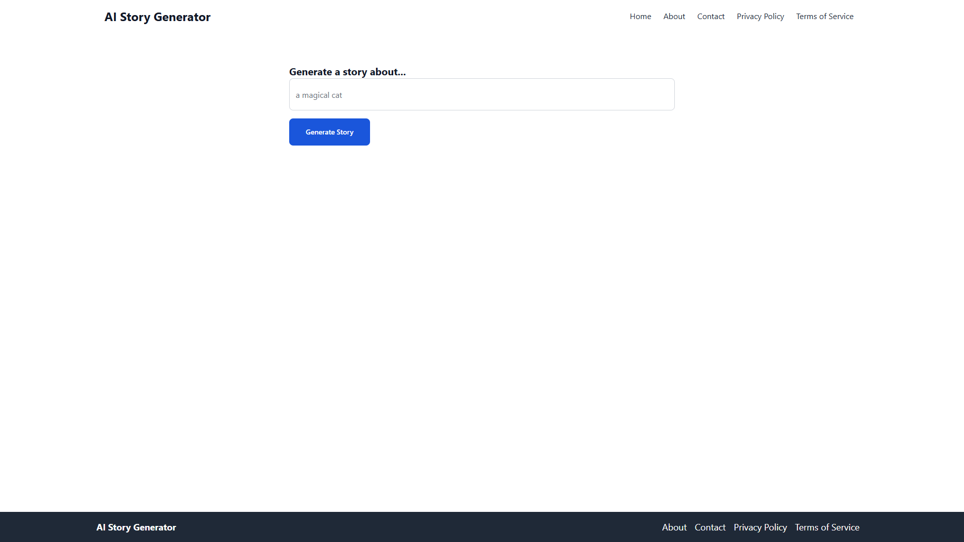 AI Story Generator AI Story Generator