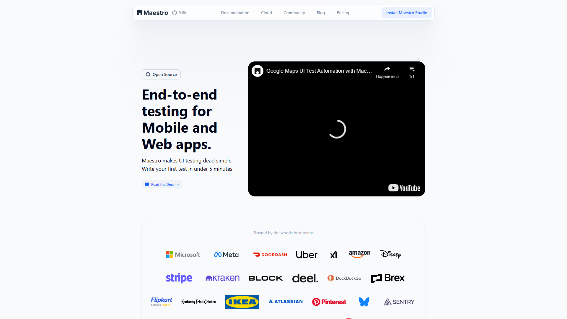 Maestro — End-to-End UI Testing Maestro — End-to-End UI Testing