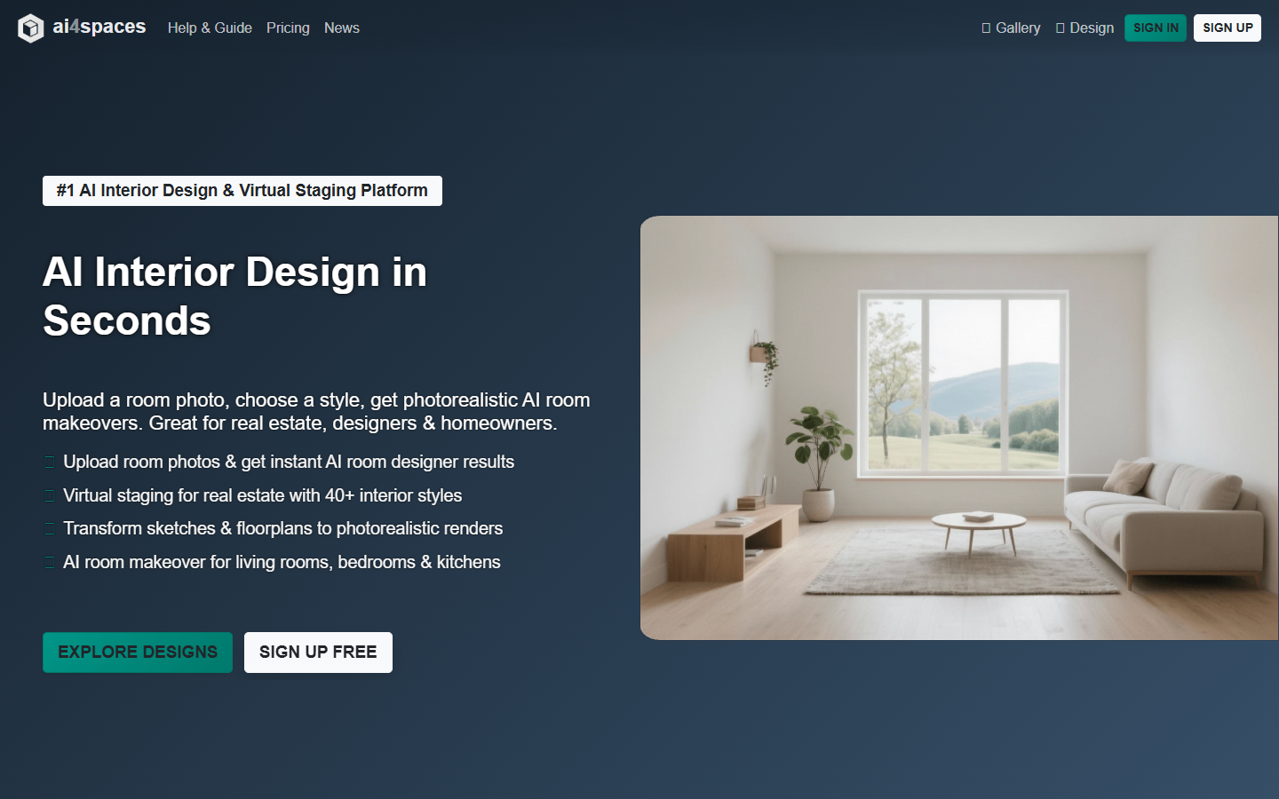 ai4spaces — AI Interior Designer ai4spaces — AI Interior Designer