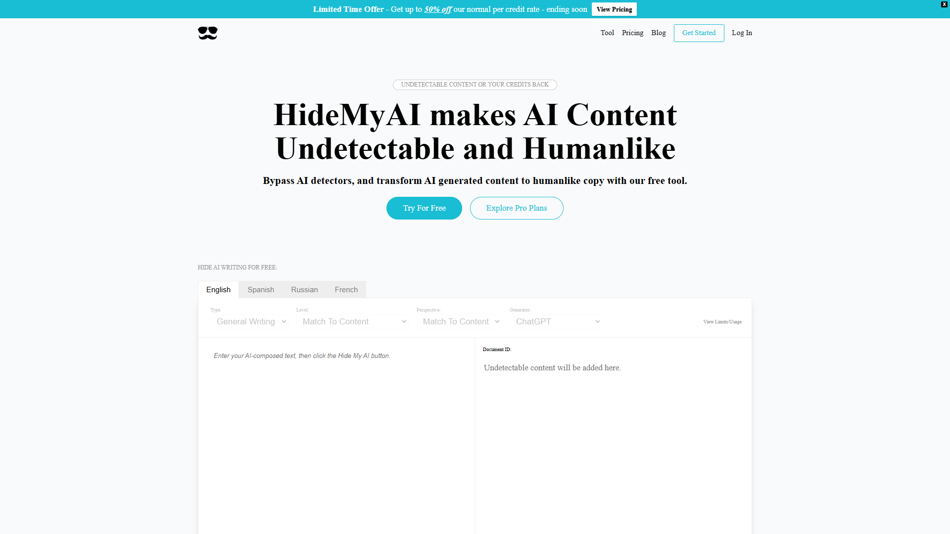 HideMyAI HideMyAI