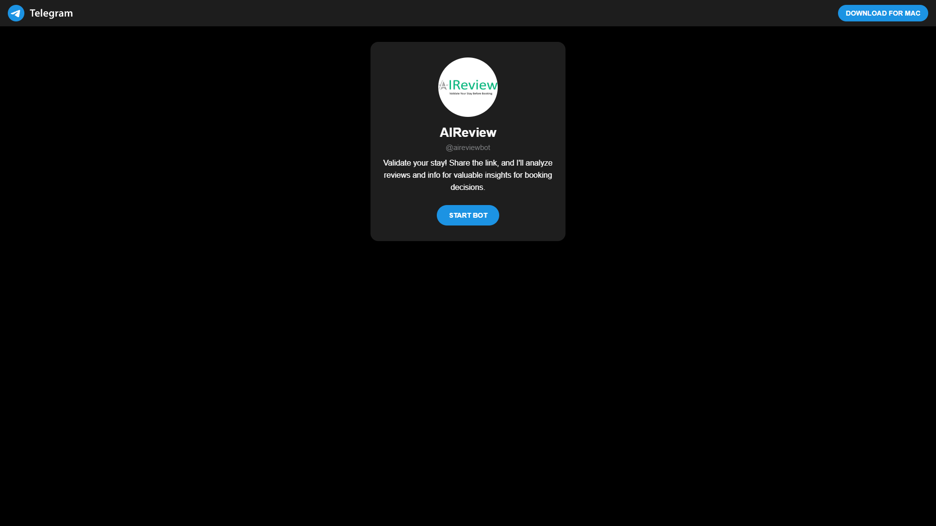 AIReview Bot для анализа отзывов о жилье AIReview Bot для анализа отзывов о жилье