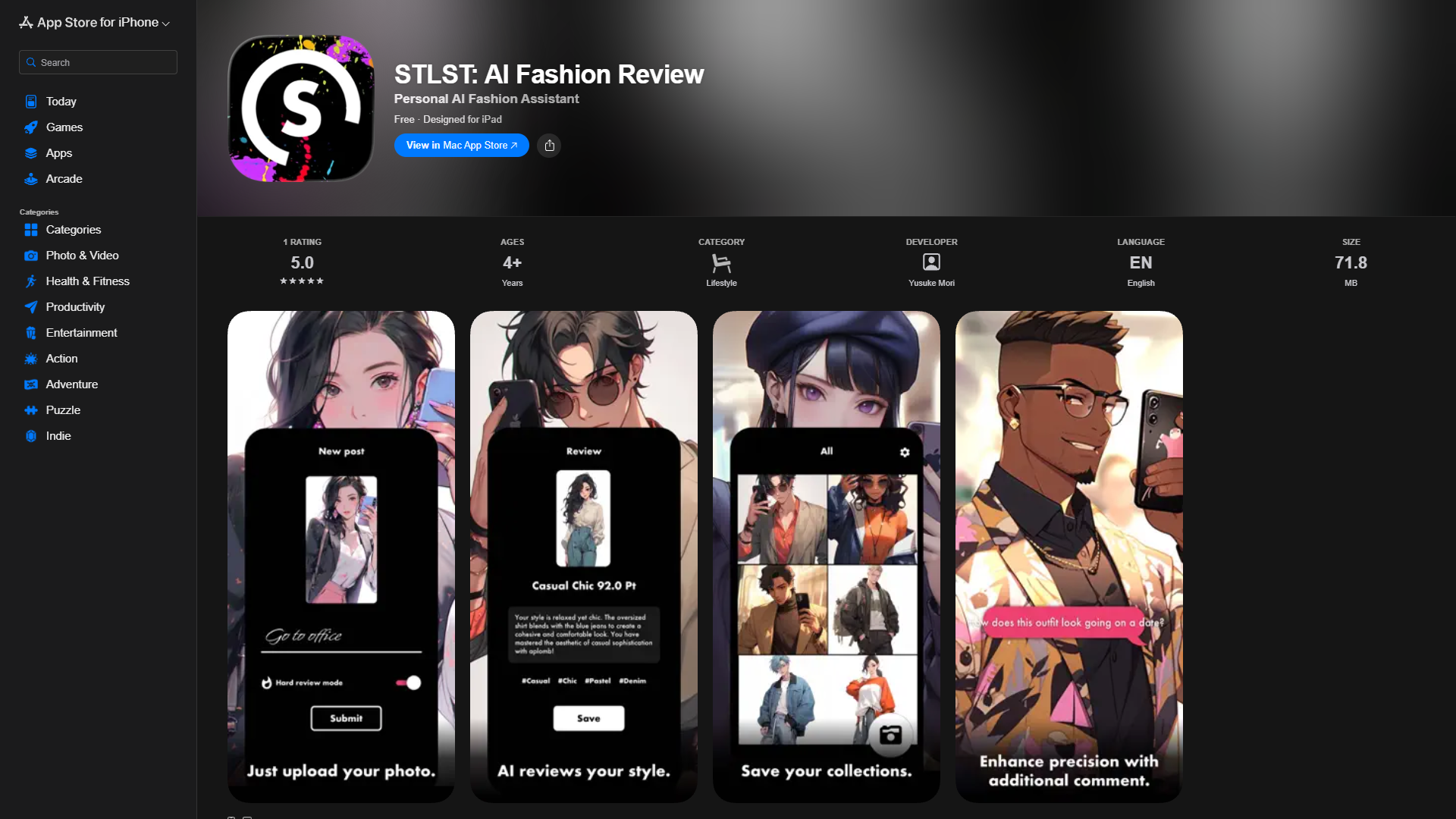 STLST: AI Fashion Review STLST: AI Fashion Review