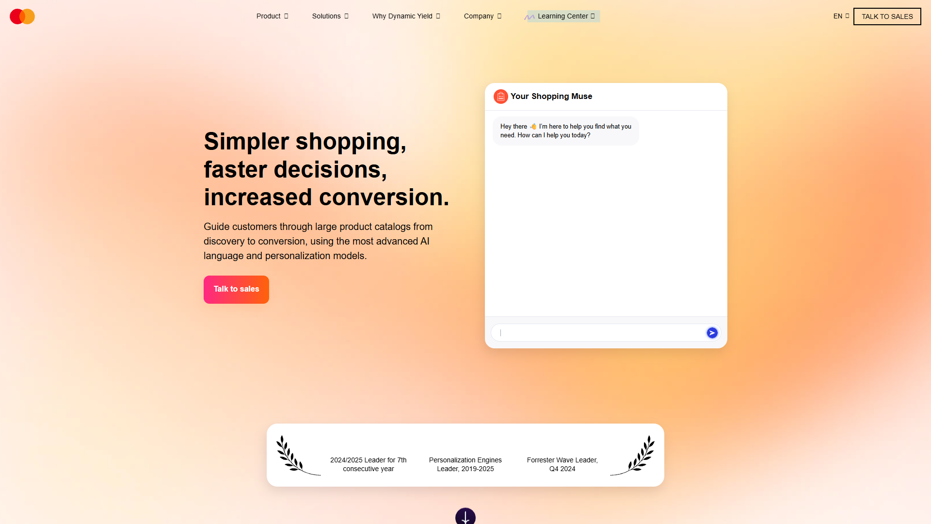 Shopping Muse by Dynamic Yield Shopping Muse by Dynamic Yield
