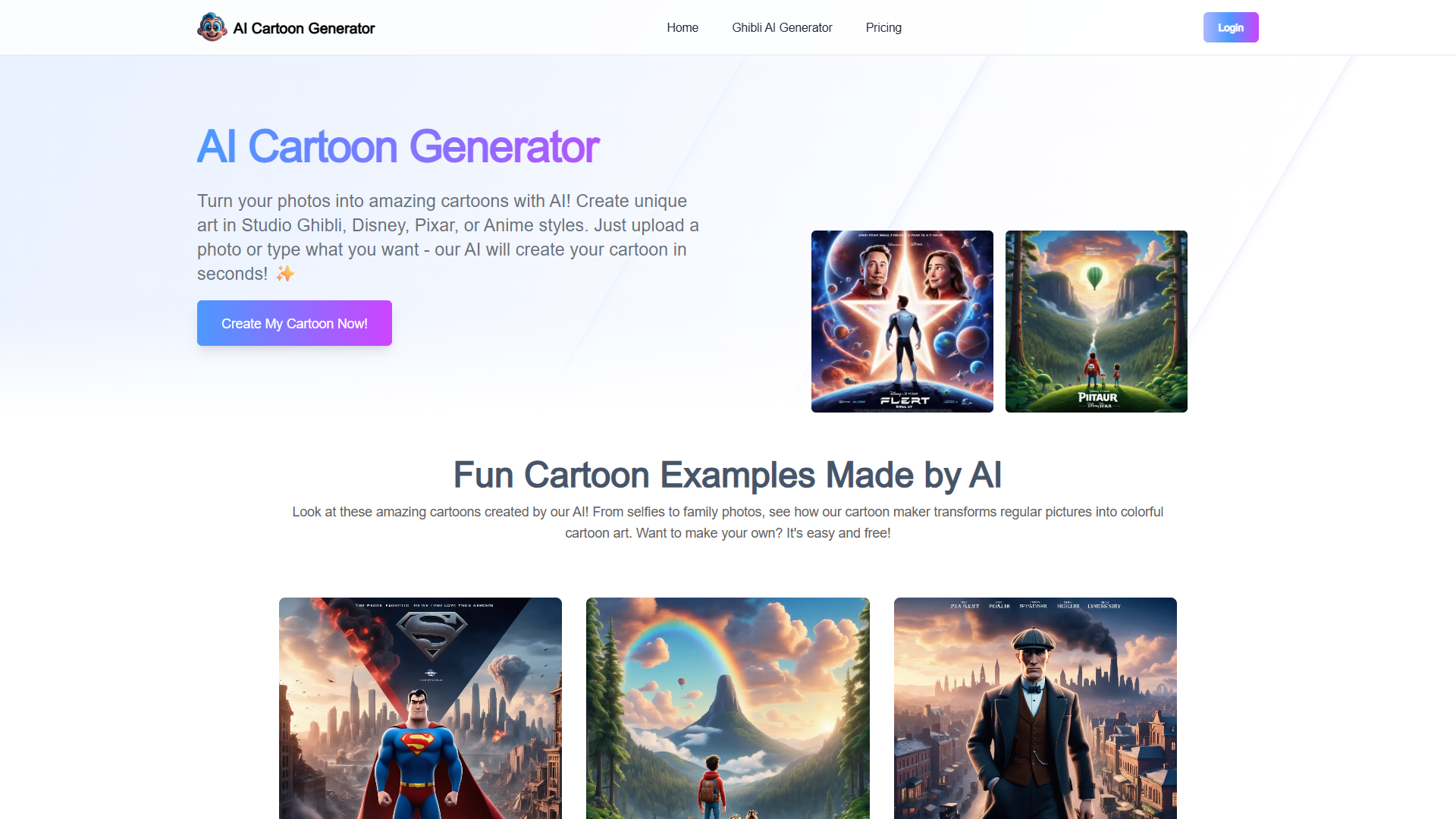 AI Cartoon Generator AI Cartoon Generator
