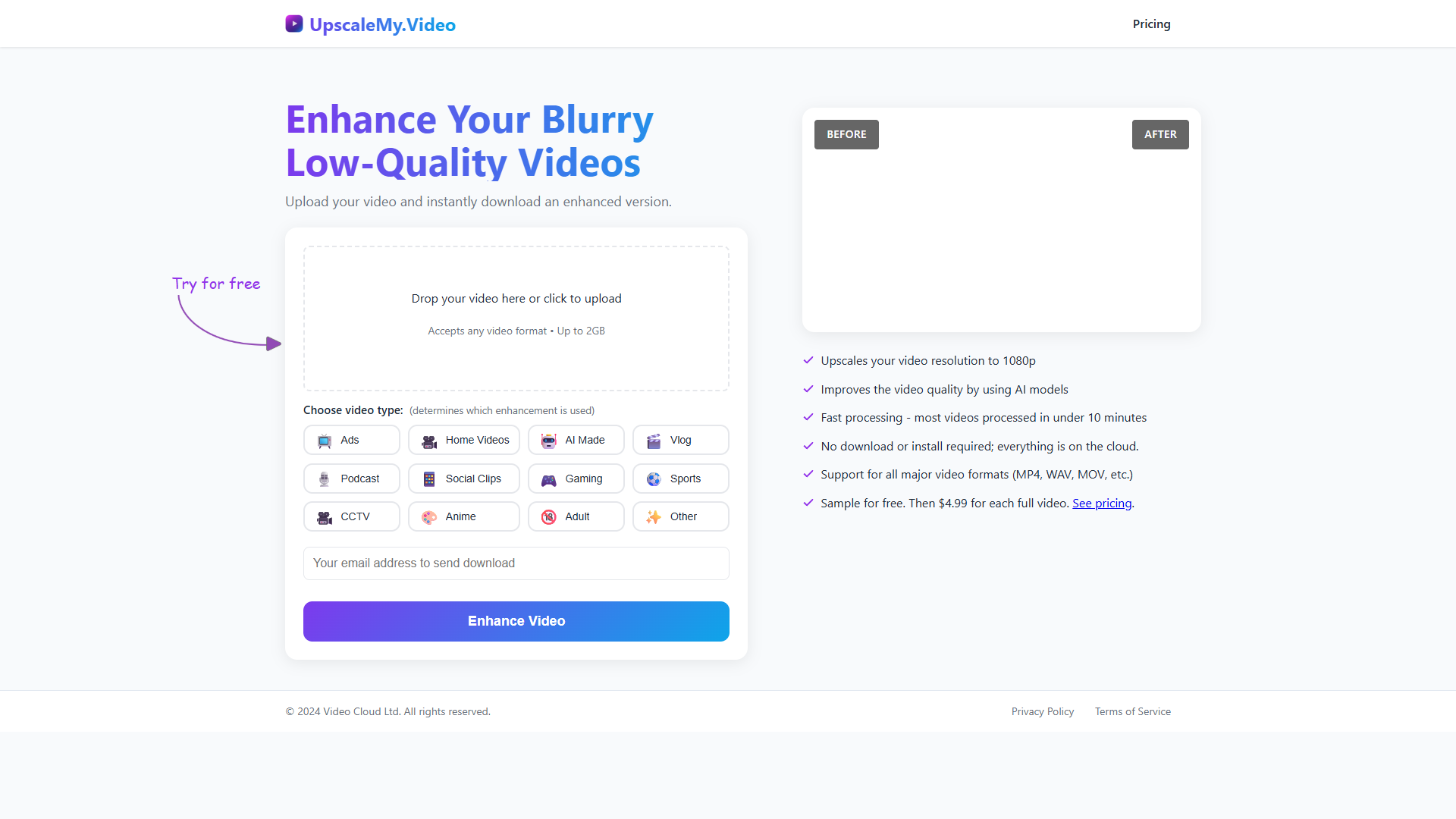 UpscaleMy.Video UpscaleMy.Video