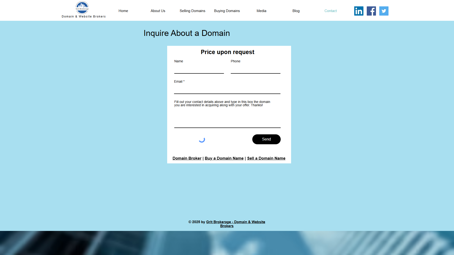 Grit Brokerage Domain Inquiry Grit Brokerage Domain Inquiry