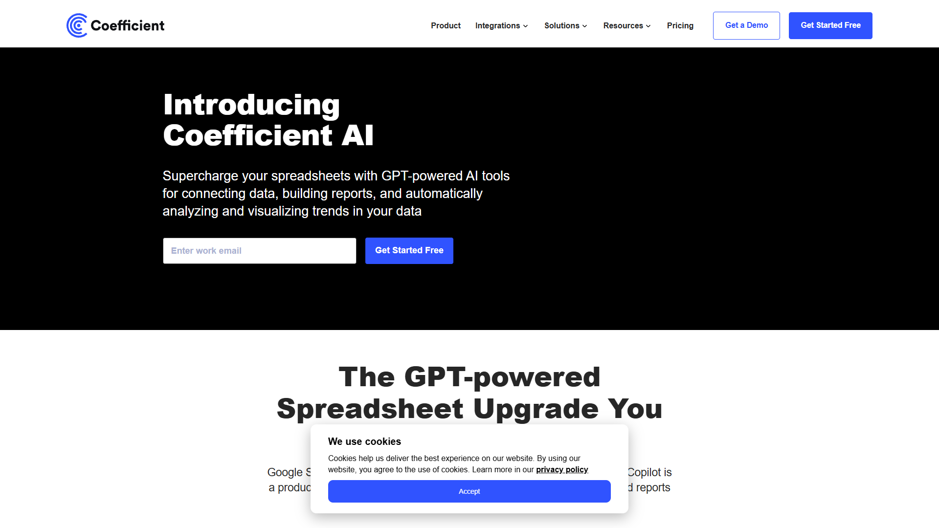 Coefficient GPT Copilot для Google Sheets Coefficient GPT Copilot для Google Sheets
