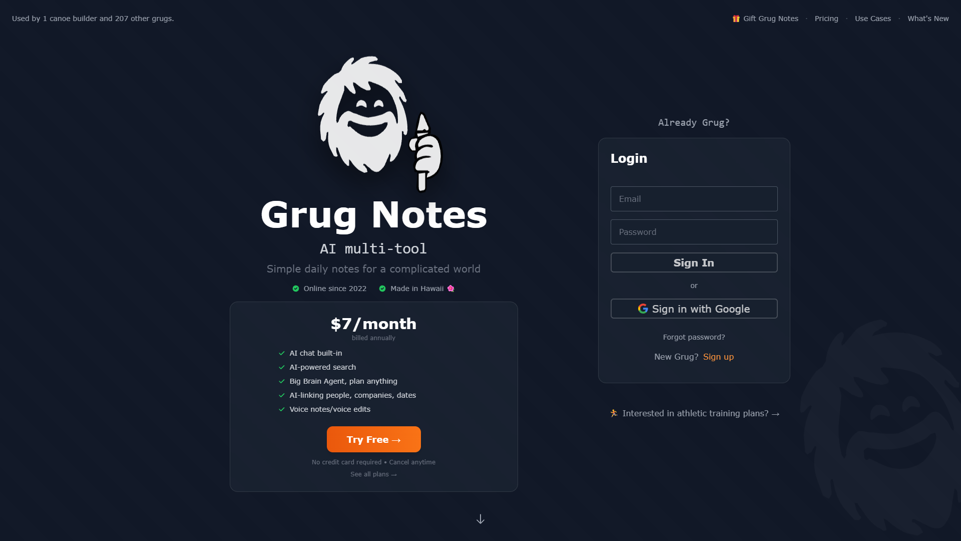 Grug Notes Grug Notes