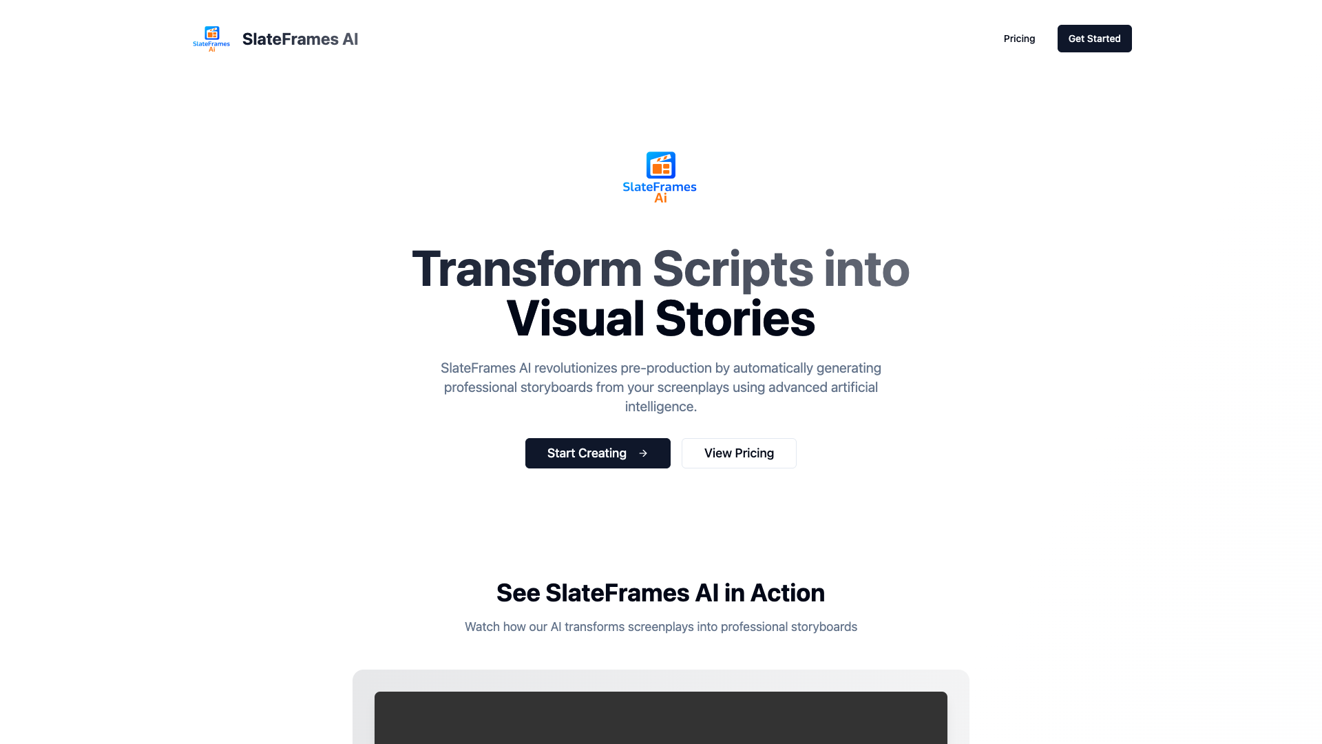 SlateFrames AI SlateFrames AI