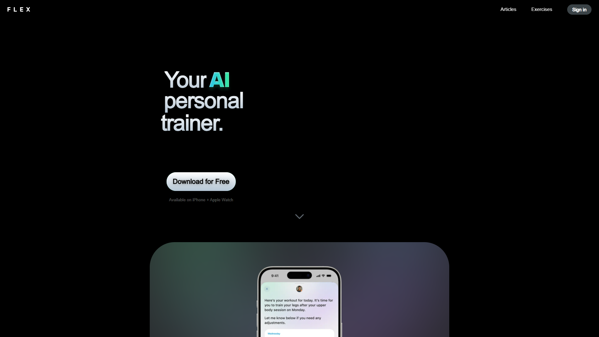 Flex AI Personal Trainer Flex AI Personal Trainer