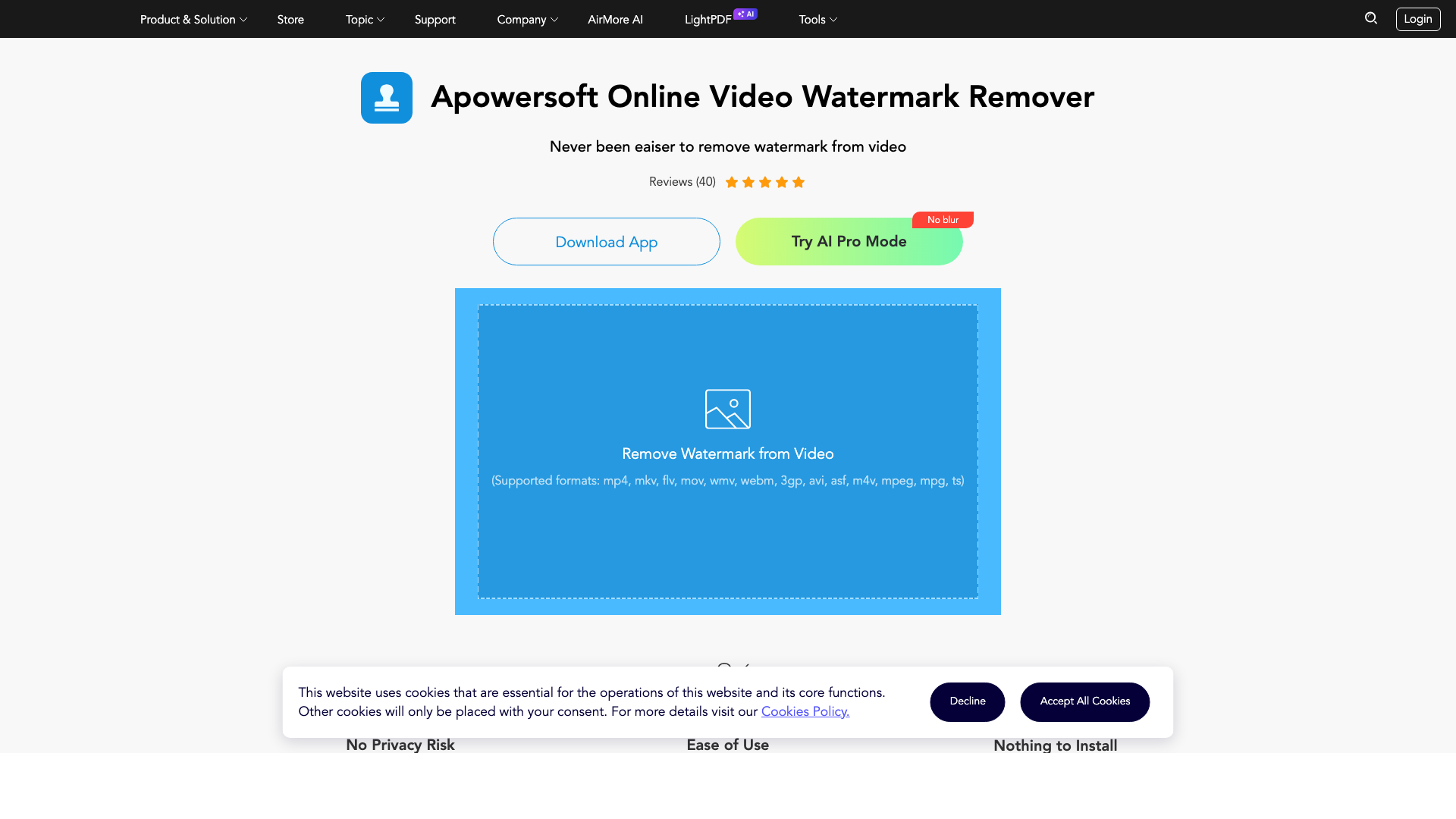 Apowersoft Online Video Watermark Remover Apowersoft Online Video Watermark Remover