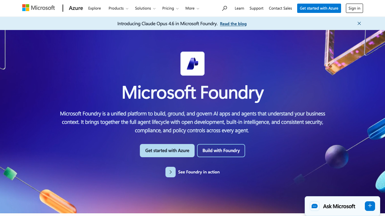 Microsoft Foundry Microsoft Foundry